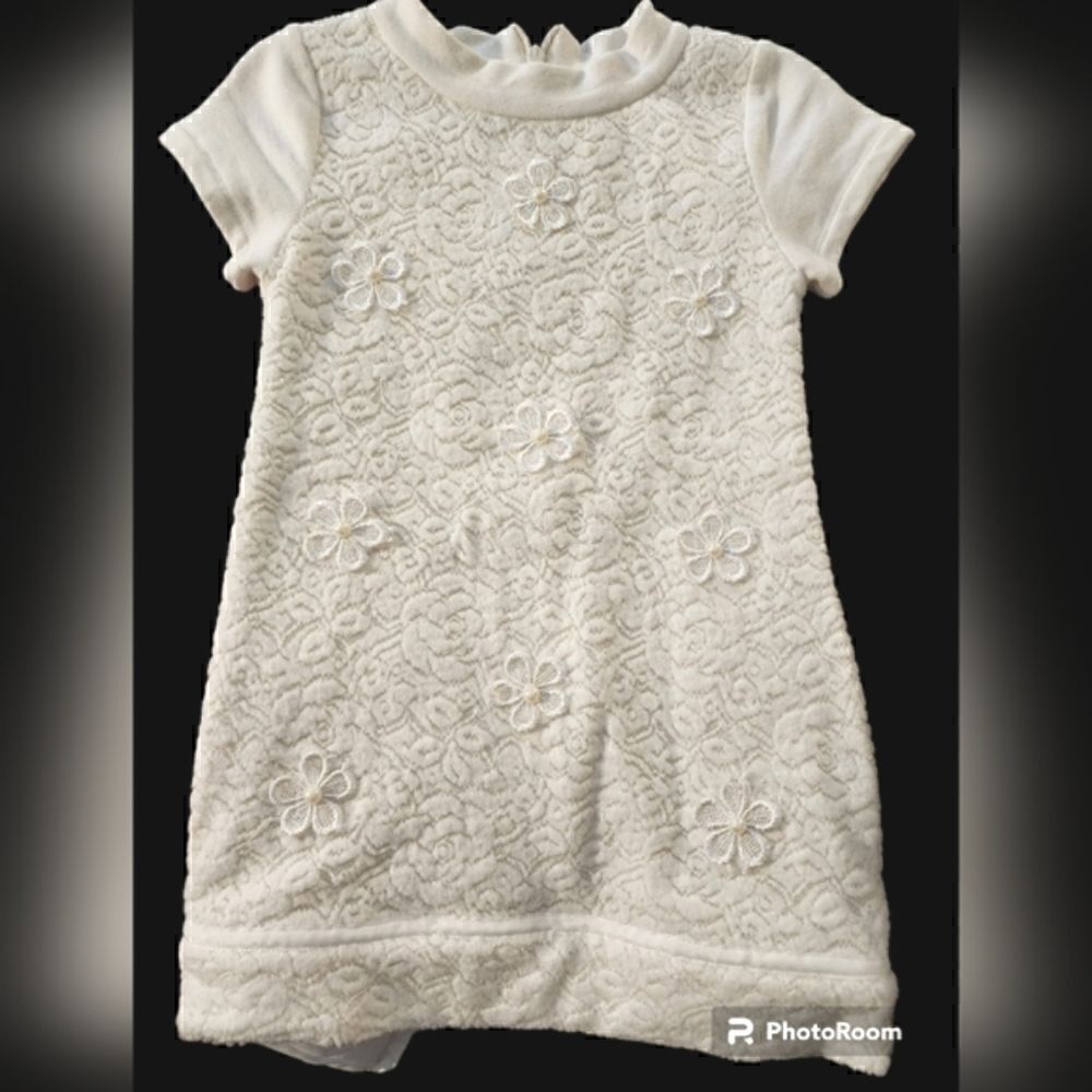 Boho Girls lace overlay dress